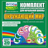 Динамические раздаточные пособия. Окружающий мир (веера). Животные и растения, дорожные знаки. - fgospostavki.ru - Владимир
