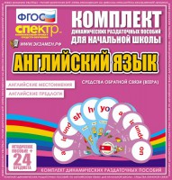 Динамические раздаточные пособия. Английский язык (веера). Английские местоимения, английские предлоги. - fgospostavki.ru - Владимир