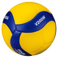 Мяч волейбольный Mikasa V200W (размер 5, синтетическая кожа, профессиональный) - fgospostavki.ru - Владимир