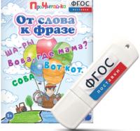 Игры для чтения слов и словосочетаний "От слова к фразе" на USB - носителе - fgospostavki.ru - Владимир