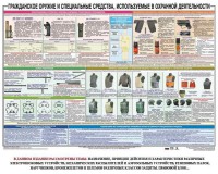 Плакат "Гражданское оружие и спецсредства, используемые в охранной деятельности" - fgospostavki.ru - Владимир