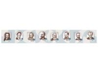 Стенд-лента "Выдающиеся ученые-историки" - fgospostavki.ru - Владимир
