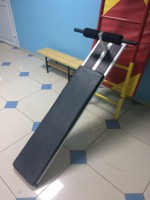 Доска для пресса навесная на шведскую стенку с двумя валиками (длина 1,5 метра) - fgospostavki.ru - Владимир
