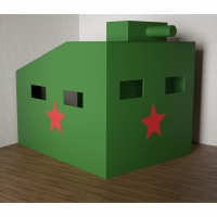 Игровой домик «Танк» - fgospostavki.ru - Владимир