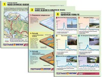 Комплект таблиц по географии "Природа России" раздаточные (цветные, ламинированные, А4, 10 штук) - fgospostavki.ru - Владимир