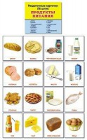 Раздаточные карточки "Продукты питания" - fgospostavki.ru - Владимир