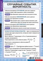 Комплект таблиц. Теория вероятностей и математическая статистика. - fgospostavki.ru - Владимир