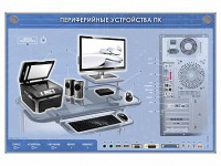 Электрифицированный информационный стенд-тренажер "Периферийные устройства персонального компьютера" с функцией контроля и обучения - fgospostavki.ru - Владимир