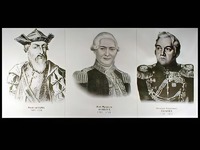 Портреты путешественников (25 штук, формат А3) - fgospostavki.ru - Владимир