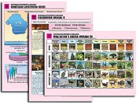 Комплект таблиц по географии "Природа материков и океанов" раздаточные (цветные, ламинированные, А4, 12 штук) - fgospostavki.ru - Владимир