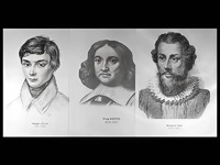 Портреты математиков (18 штук, формат А3) - fgospostavki.ru - Владимир