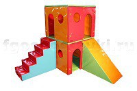 Домик игровой двухэтажный (комплект) - fgospostavki.ru - Владимир