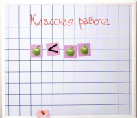 Магнитно-маркерная доска "Клетка" (86 см х 75 см) - fgospostavki.ru - Владимир