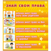 Стенд "Знай свои права" - fgospostavki.ru - Владимир