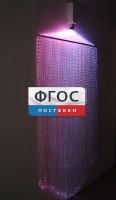 Фибероптическая занавесь (150 волокон) с интерактивным источником света - fgospostavki.ru - Владимир