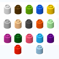  Элемент конструктора одиночный одноцветный Color Blocks 100 штук - fgospostavki.ru - Владимир