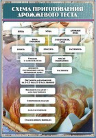 Стенд "Схема приготовления дрожжевого теста" - fgospostavki.ru - Владимир