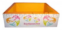 Сухой бассейн "Вообразилия" квадратный с шелкографией - fgospostavki.ru - Владимир