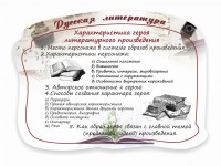 Стенд резной "Характеристика героя литературного произведения" - fgospostavki.ru - Владимир