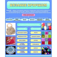 Стенд "Вязание крючком" - fgospostavki.ru - Владимир