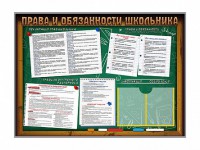 Стенд-уголок "Права и обязанности школьника" - fgospostavki.ru - Владимир