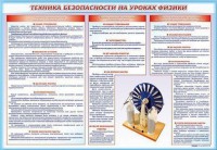 Стенд-уголок "Техника безопасности на уроках физики" - fgospostavki.ru - Владимир