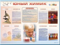 Стенд-уголок "Юный химик" - fgospostavki.ru - Владимир