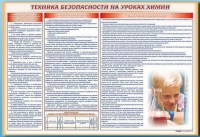 Стенд-уголок "Техника безопасности на уроках химии" - fgospostavki.ru - Владимир