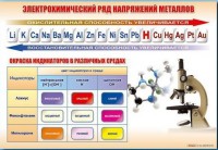 Стенд "Электрохимический ряд и окраска индикаторов в различных средах" - fgospostavki.ru - Владимир