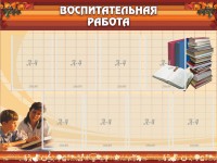 Стенд "Воспитательная работа" - fgospostavki.ru - Владимир