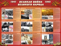Стенд "Великая война Великого народа" Вариант 1 (9 блоков) - fgospostavki.ru - Владимир