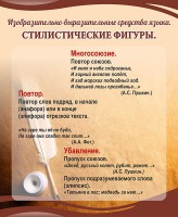 Стенд "Стилистические фигуры" Вариант 1 - fgospostavki.ru - Владимир