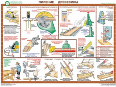Комплект плакатов "Безопасность труда при деревообработке" - fgospostavki.ru - Владимир
