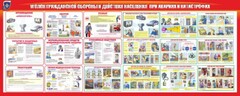Стенд "Уголок гражданской обороны и действия населения в чрезвычайных ситуациях" - fgospostavki.ru - Владимир