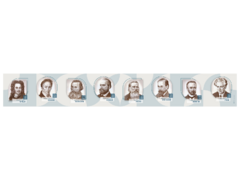 Стенд-лента "Выдающиеся ученые-историки" - fgospostavki.ru - Владимир