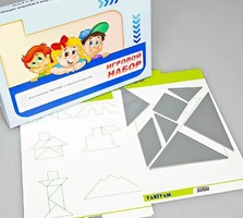 Игровой набор "Танграм" (с комплектом карточек) - fgospostavki.ru - Владимир