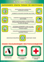 Таблица "Выполняйте опыты только по инструкции" (100х140 сантиметров, винил) - fgospostavki.ru - Владимир