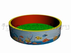 Сухой бассейн круглый с шелкографией - fgospostavki.ru - Владимир