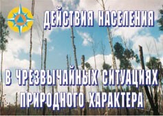 Комплект плакатов "Действия населения в ЧС природного характера" - fgospostavki.ru - Владимир