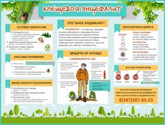 Стенд "Клещевой энцефалит" - fgospostavki.ru - Владимир