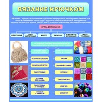Стенд "Вязание крючком" - fgospostavki.ru - Владимир