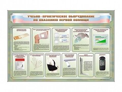 Стенды "Учебно-практическое оборудование по оказанию первой помощи" - fgospostavki.ru - Владимир