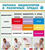 Стенд "Окраска индикаторов в различных средах" - fgospostavki.ru - Владимир