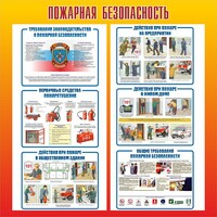 Стенд "Пожарная безопасность" Вариант 4 - fgospostavki.ru - Владимир