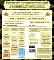 Стенд "Структура вооруженных сил РФ" - fgospostavki.ru - Владимир