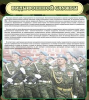 Стенд "Виды военной службы" - fgospostavki.ru - Владимир