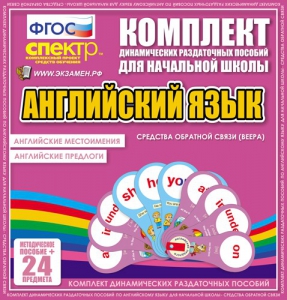 Динамические раздаточные пособия. Английский язык (веера). Английские местоимения, английские предлоги. - fgospostavki.ru - Владимир