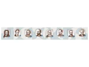 Стенд-лента "Выдающиеся ученые-историки" - fgospostavki.ru - Владимир