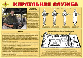 Плакат "Караульная служба" - fgospostavki.ru - Владимир