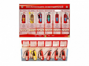 Электрифицированный стенд-тренажер "Эксплуатация огнетушителей" с разрезными агрегатами - fgospostavki.ru - Владимир